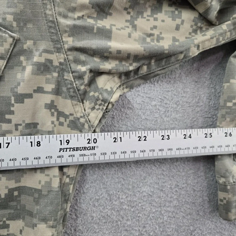 US Army Men Jacket Small Green‎ Digital Camo Combat Coat Military Riptstop